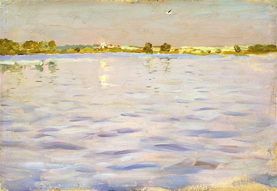 Levitan The last rays The Lake gtg