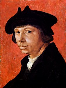 Self-portrait, by Lucas van Leyden