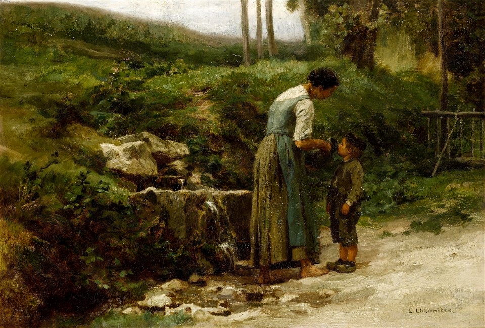 2017-02 Léon Augustin Lhermitte - La Petite Fontaine
