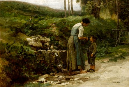 2017-02 Léon Augustin Lhermitte - La Petite Fontaine