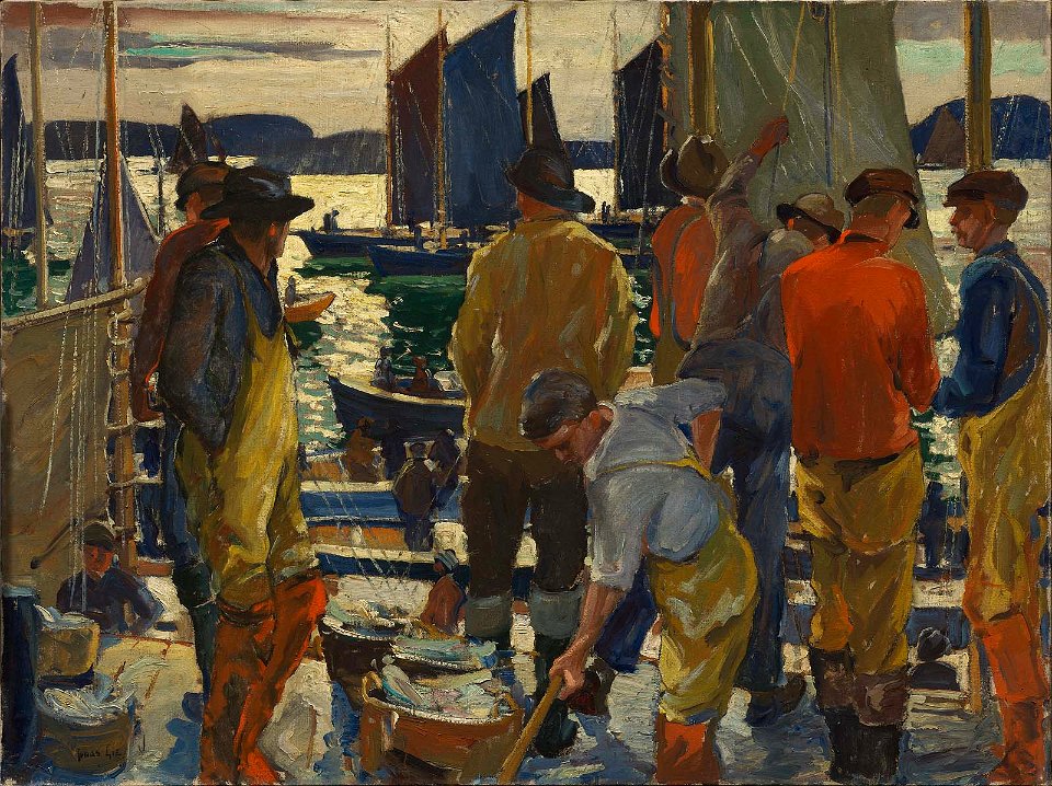 Jonas Lie - When the Boats Come In - 48.572 - Museum of Fine Arts