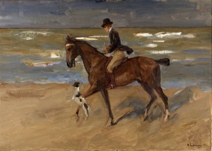 Rider on the Beach (Max Liebermann) - Nationalmuseum - 18733