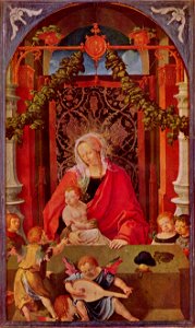 Lucas van Leyden - Virgin and Child with Angels - Gemäldegalerie2