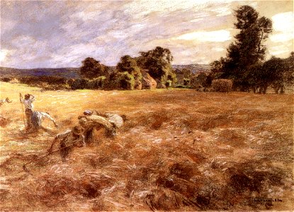 Lhermitte - Tempête sur la moisson, 1906