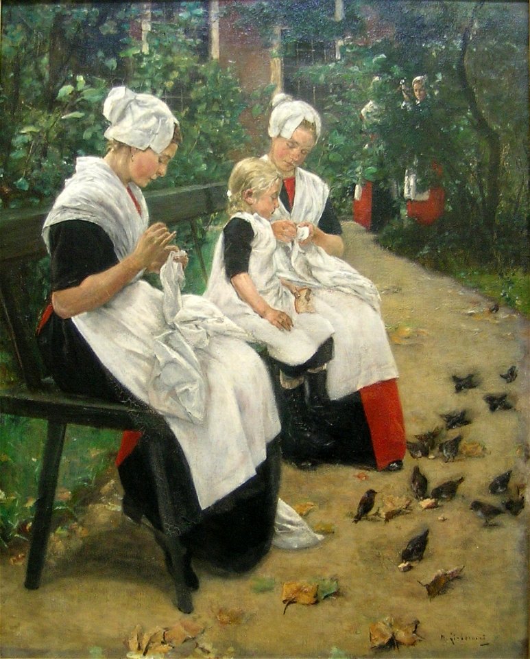 Liebermann Amsterdam Mädchen im Garten