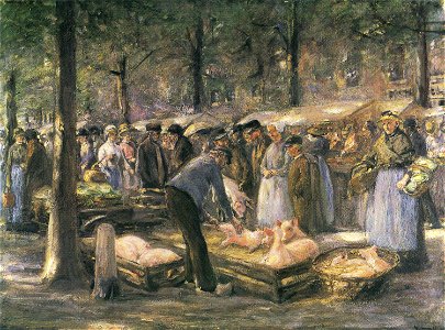 Max Liebermann Schweinemarkt in Haarlem