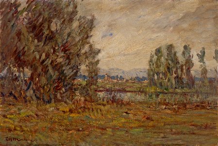 Lewis Henry Meakin - Landscape (Cincinnati) - 71.218.12 - Indianapolis Museum of Art