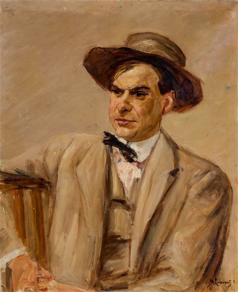 Portrait of Julius Bard by Max Liebermann