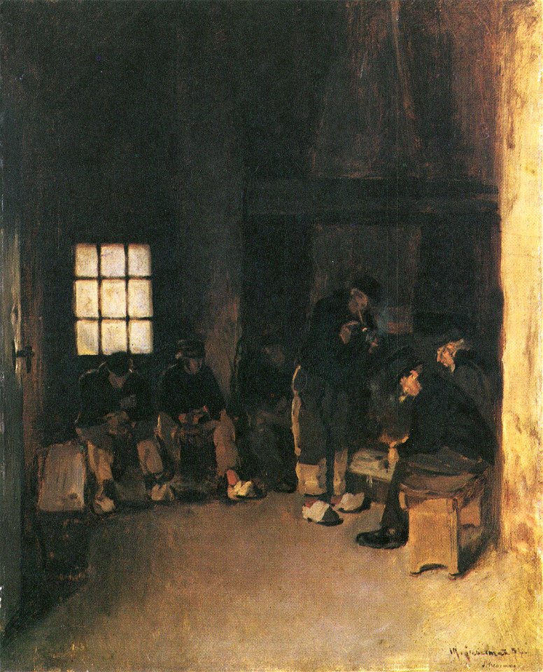 Max Liebermann In der Lotsenstube