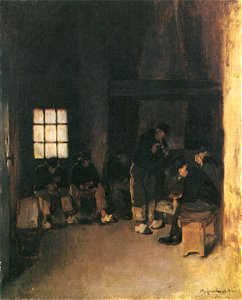 Max Liebermann In der Lotsenstube