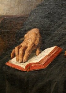 Leon Lhermitte (Mont-saint-Pierre 1844-Parijs 1925) - De grootmoeder (detail)