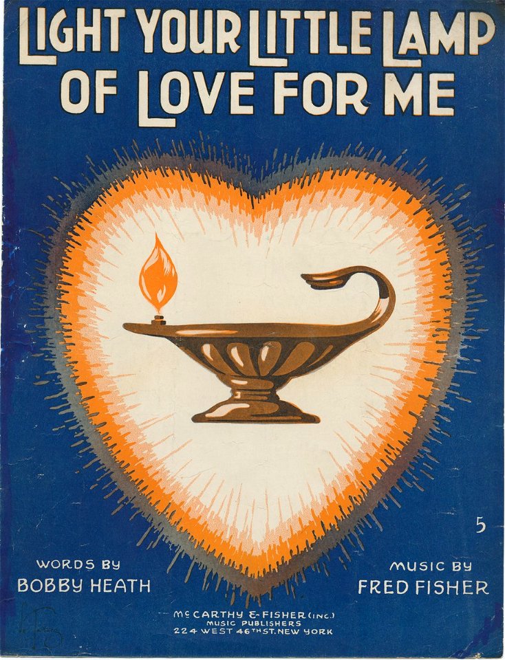 Light your little lamp of love for me 1918