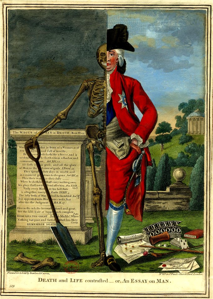 Life and Death contrasted - or, an essay on Man (BM 1935,0522.3.55)