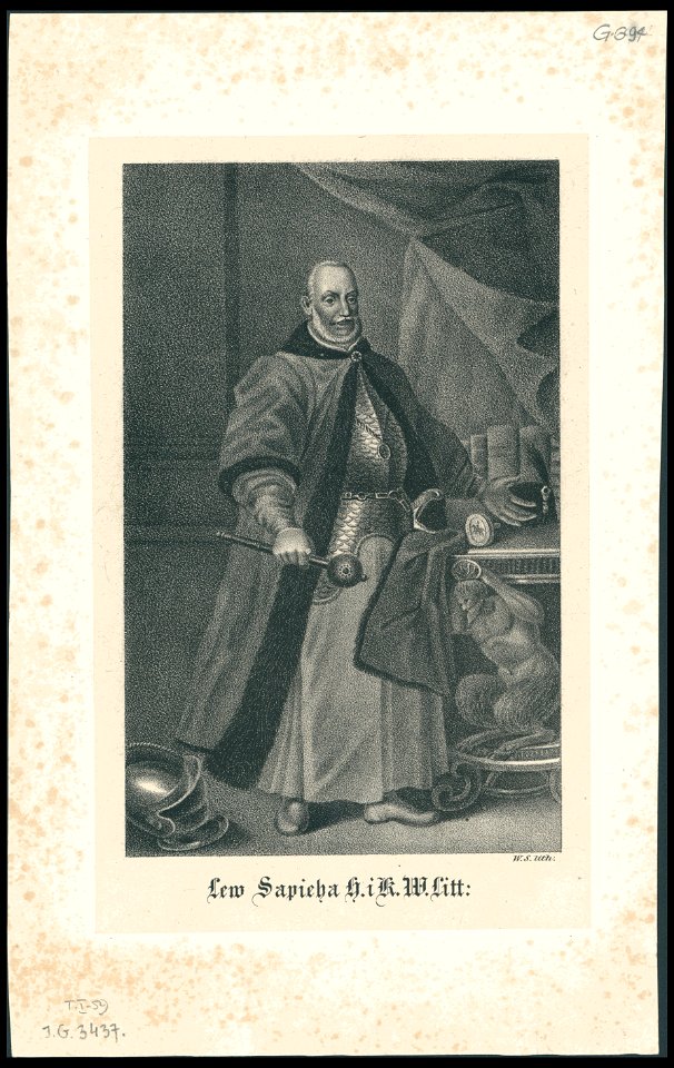 Leŭ Sapieha. Леў Сапега (V. Ślivicki, 1857)