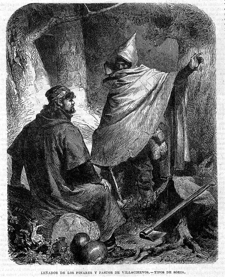 Leñador de los Pinares y pastor de Villaciervos, de Valeriano Domínguez Bécquer