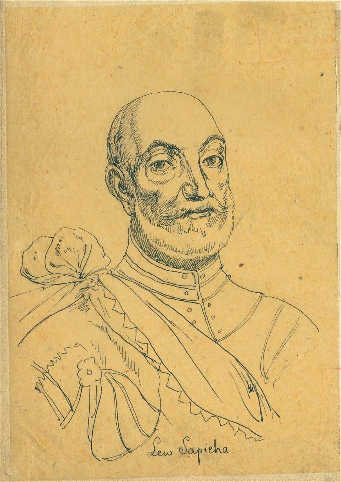 Leŭ Sapieha. Леў Сапега (W. Hondius, 1621; Z. Gloger, 1900)