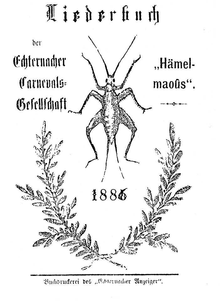 Liederbuch 1886