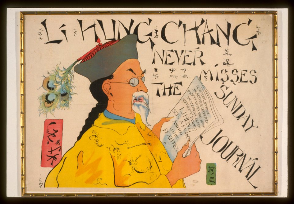 Li Hung Chang never misses the Sunday Journal LCCN93511361