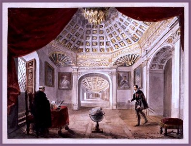 Library of Colegio de San Gregorio, 1837, Valentín Carderera, Fundación Lázaro Galdiano