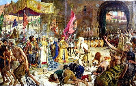 Liberación de los cautivos de Málaga por los Reyes Católicos (Museo de Málaga)