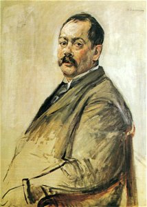 Max Liebermann Bildnis des Malers Lovis Corinth 1899