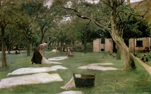 Max Liebermann - Die Rasenbleiche