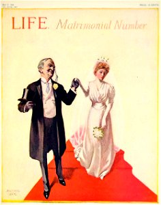 Life matrimonial number - 1909-05-27 - cover by William Balfour Ker