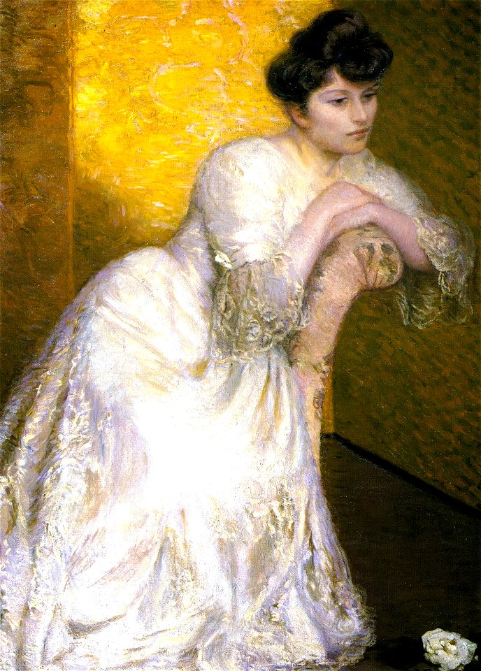 Lilla Cabot Perry - The Yellow Screen