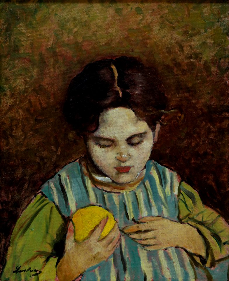 Lica with an Orange Stefan Luchian
