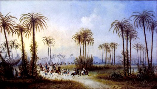 Ligeti Antal - 1870-es évek - Vonuló tevekaraván