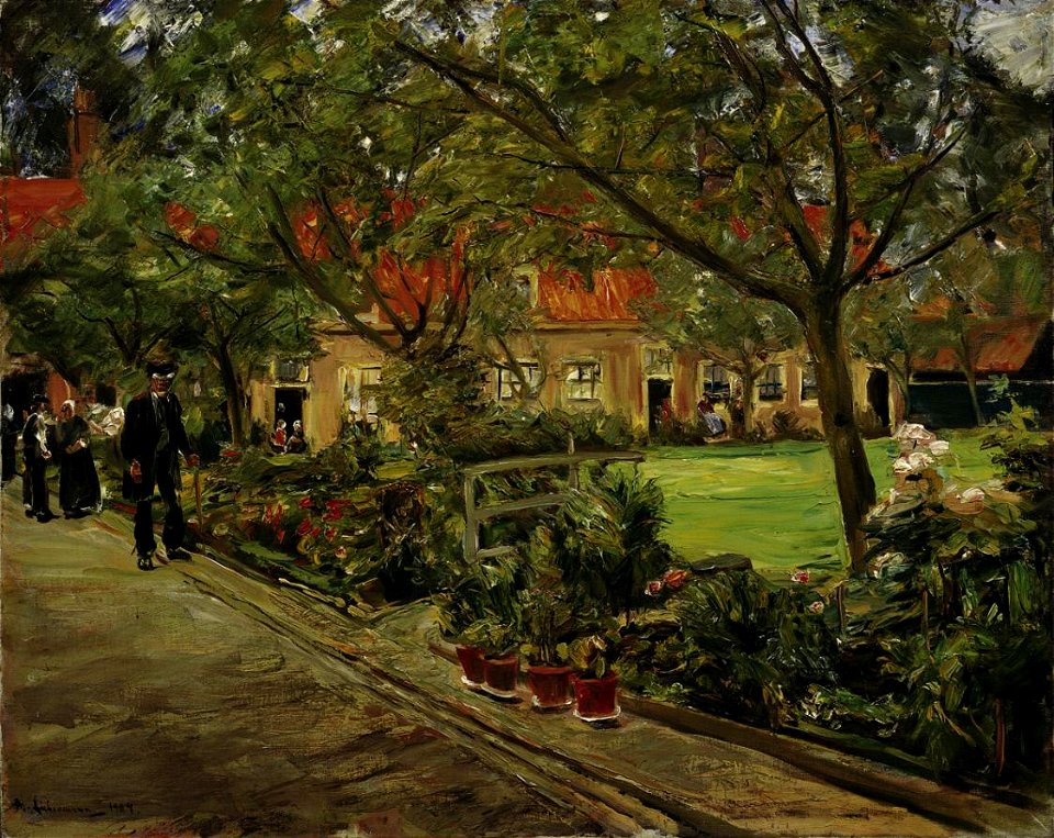 Max Liebermann - Spitalgarten in Edam (1904, Belvedere)