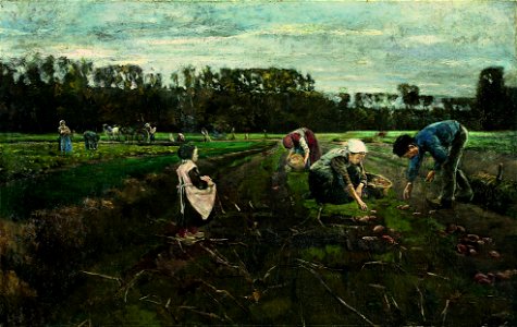 Max Liebermann - Potato Harvest - Google Art Project