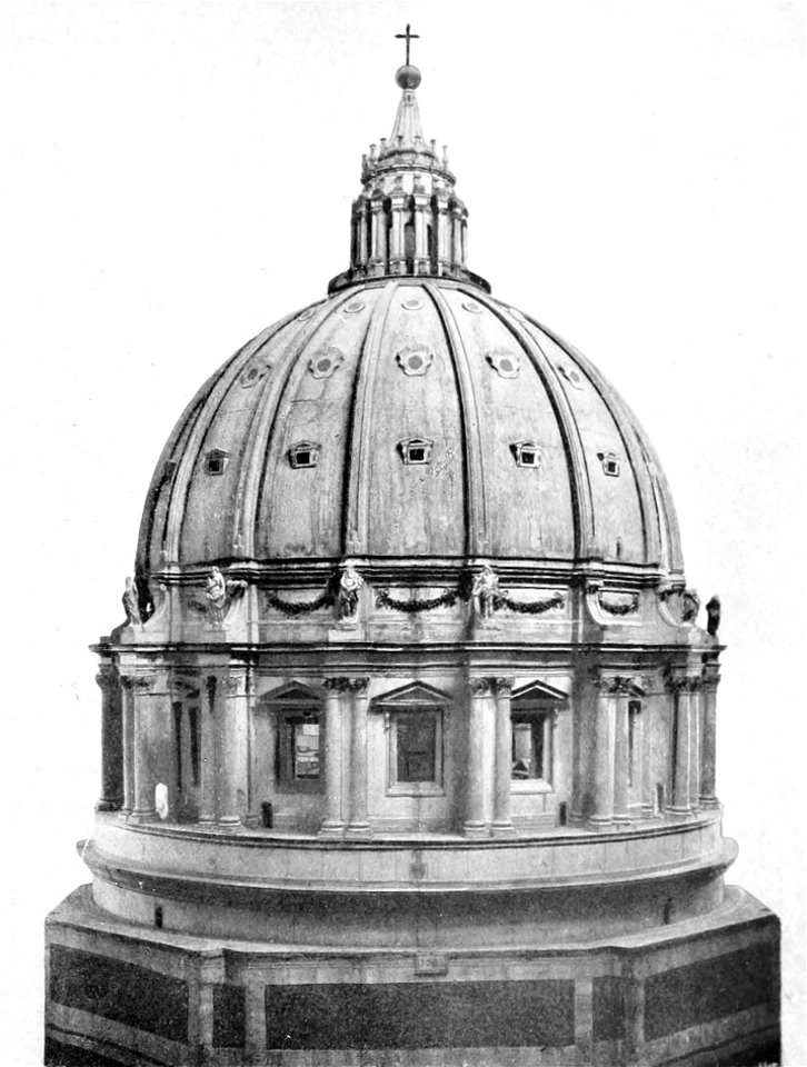 Life of Michael Angelo, 1912 - Original Model (in Wood) of the Dome of St. Peter's