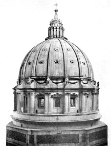 Life of Michael Angelo, 1912 - Original Model (in Wood) of the Dome of St. Peter's