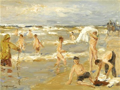 Max Liebermann - Badende Knaben