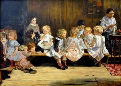 Max Liebermann Kleinkinderschule in Amsterdam 1880