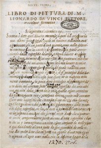Libro di pittura - 1r