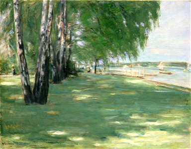Max Liebermann - Der Garten des Künstlers am Wannsee (1918)