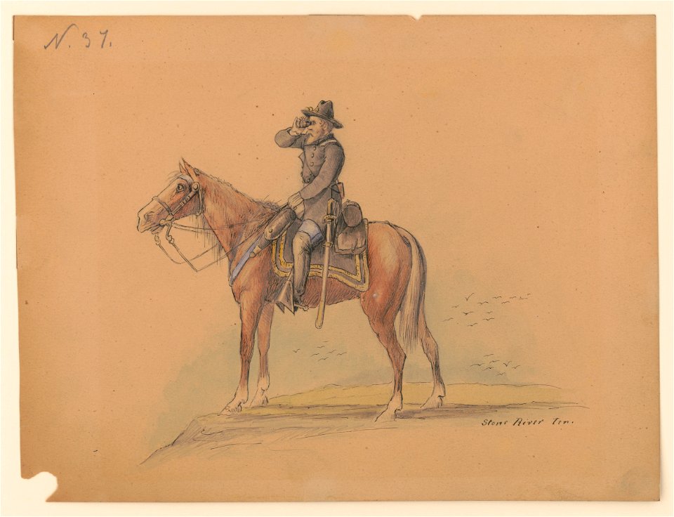 Lieutenant Colonel Francis (Frank) Erdelmeyer, Stone's River, Tennessee, January 1863 LCCN2017646854