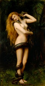 Lilith - John Collier (1892). Free illustration for personal and commercial use.