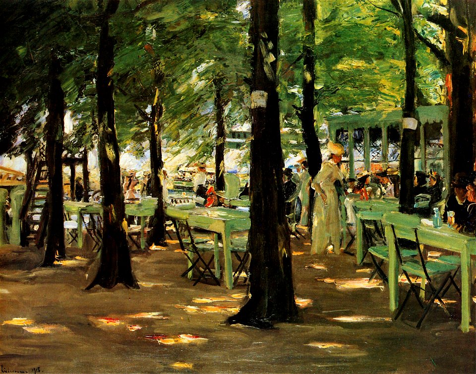 De Oude Vink Restaurant in Leiden by Max Liebermann