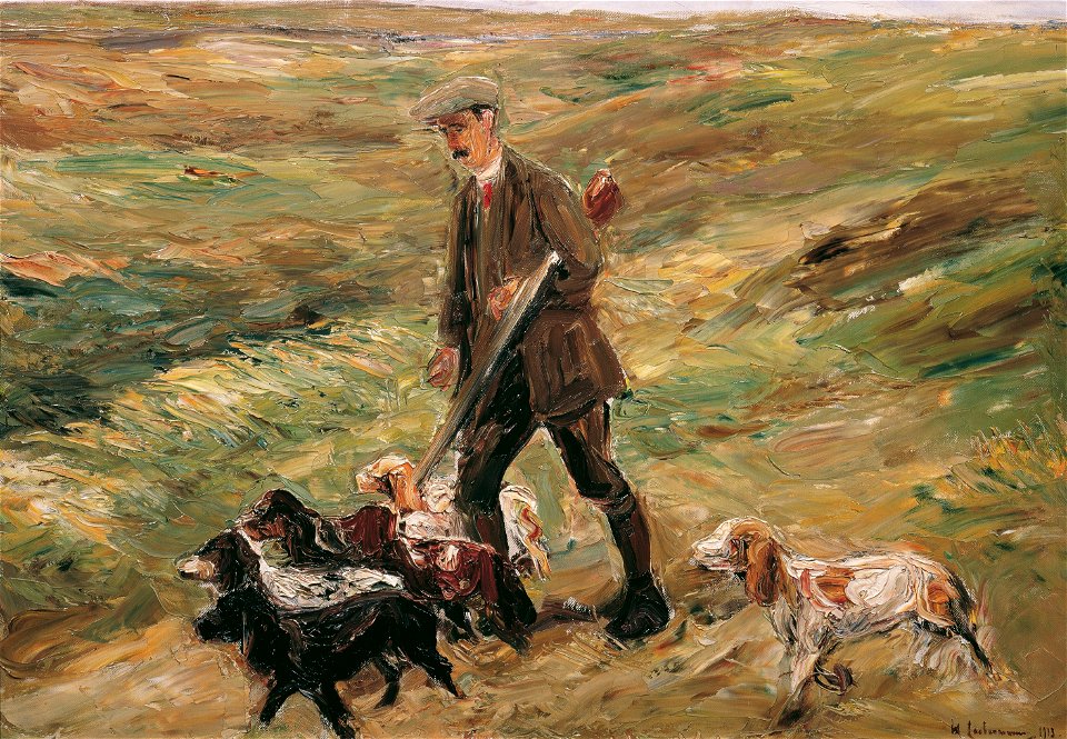 Max Liebermann - Jäger in den Dünen (1913, Belvedere)