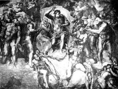 Life of Michael Angelo, 1912 - Christ Condemning the Wicked