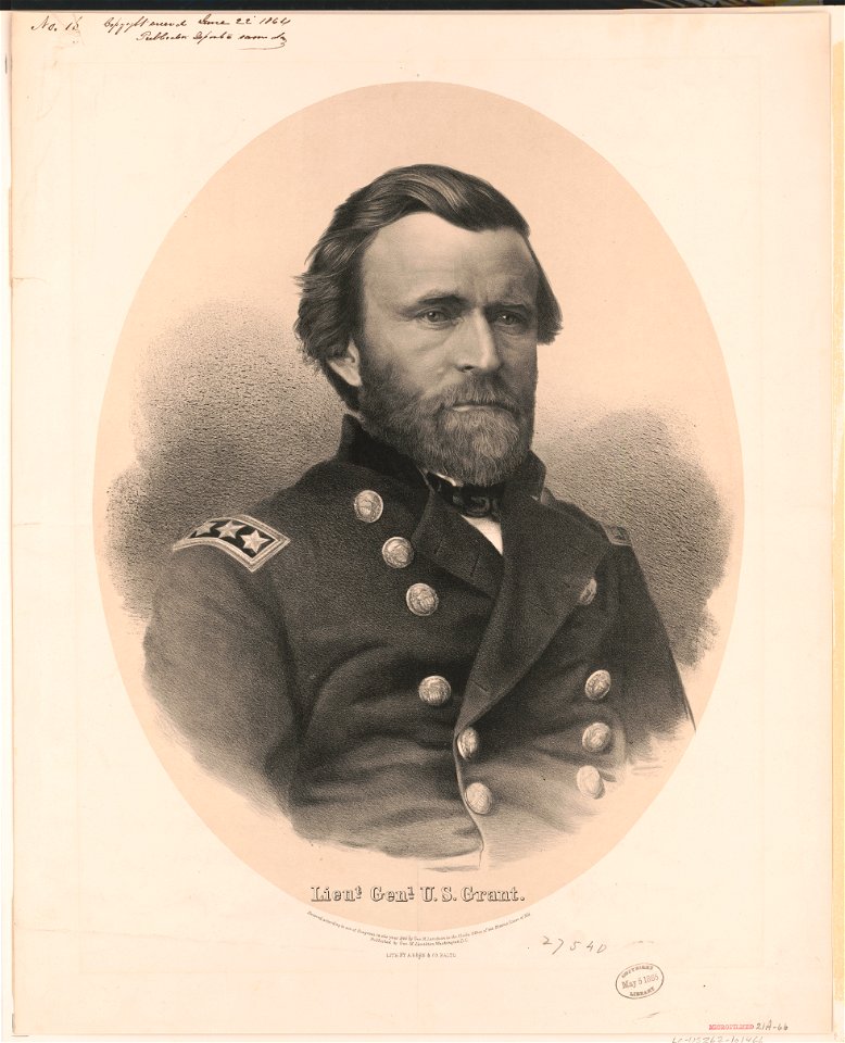 Lieut. Genl. U.S. Grant - lith. by A. Hoen & Co. Balto. LCCN90712168