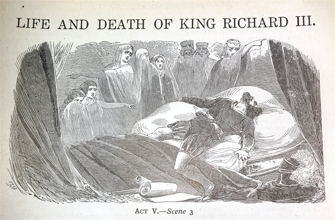 Life and Death of King Richard III Lithograph - Traditional visual art  under Public domain license