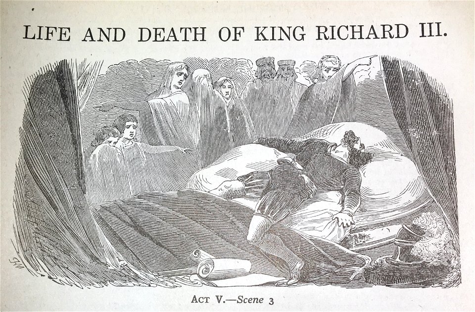 Life and Death of King Richard III Lithograph