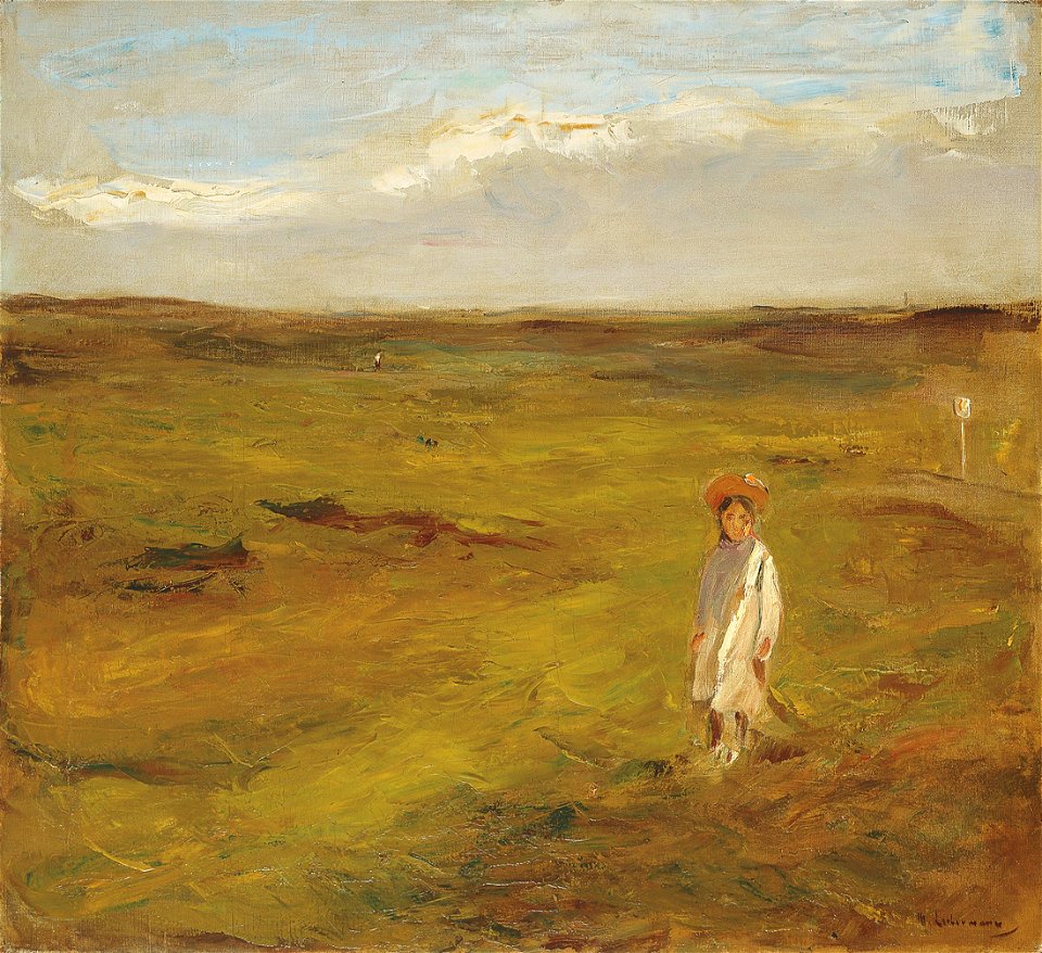Max Liebermann Kind in den Dünen 1907
