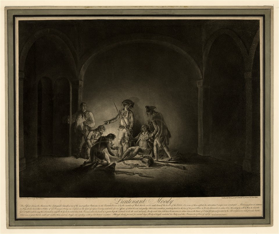 Lieutenant Moody - this officer during the American war distinguish'd himself as one of the most gallant partizans in the British service, & ... made himself the terror of the rebels - drawn LCCN2004670176