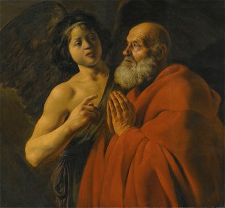 Jan Lievens - Saint Peter released from prison. Free illustration for personal and commercial use.