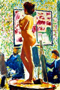 Life Class at the École des Beaux-Arts Albert Marquet (1898)